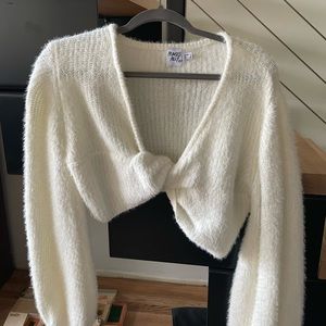 Princess Polly twist front cropped sweater
